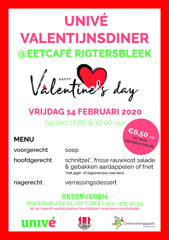 Unive Valentijnsdiner (poster)
